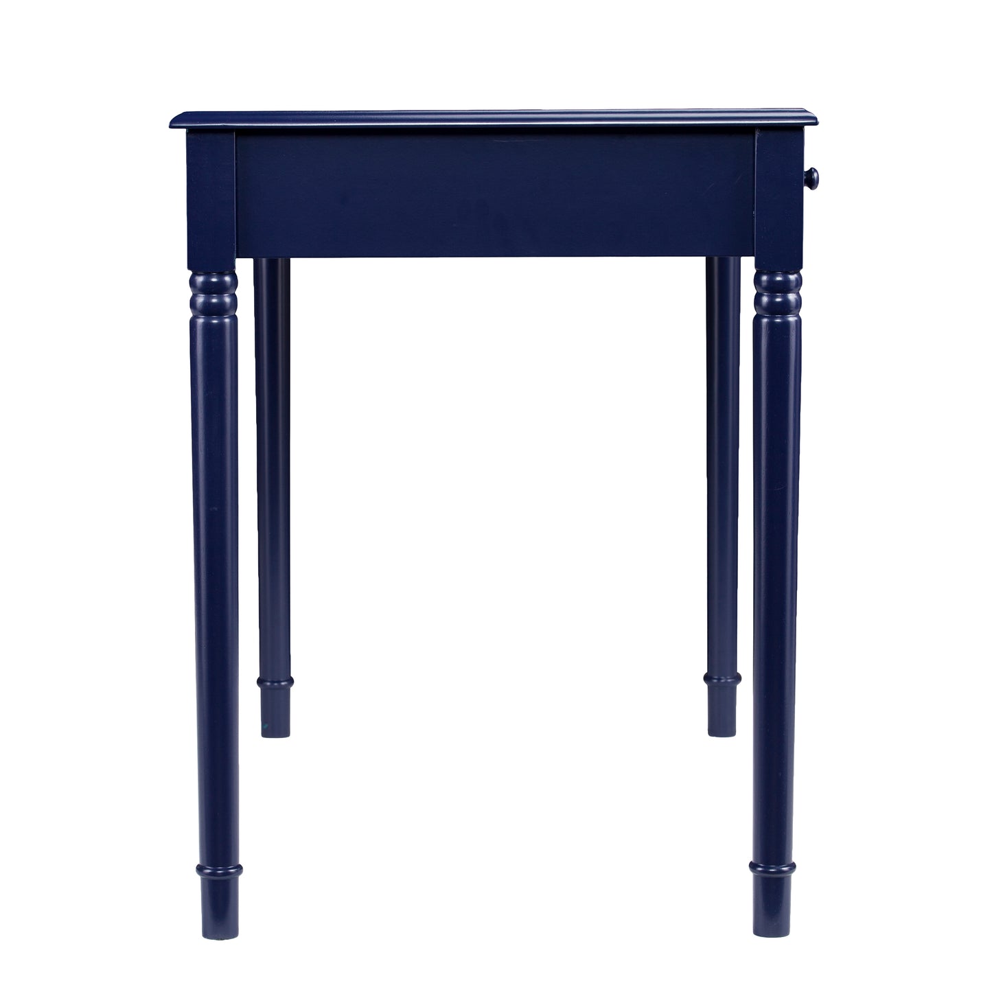 Janice Farmhouse 2-Drawer Writing Desk - Navy