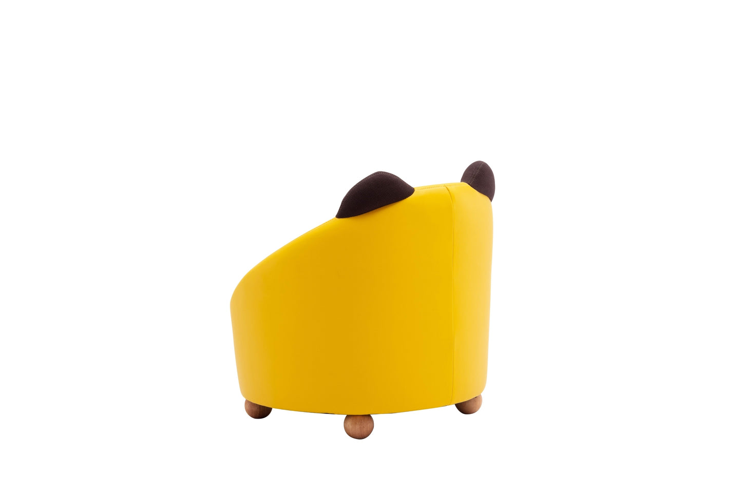 Beautiful Kids Chair 1pc Cat Yellow