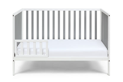 Deux Remi 3-in-1 Convertible Island Crib White/Gray