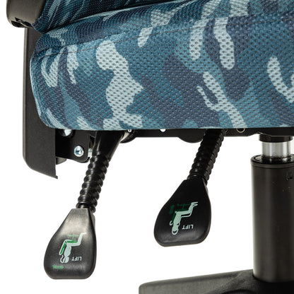 Nina Swivel Camouflage Gaming Chair with Adjustable Height