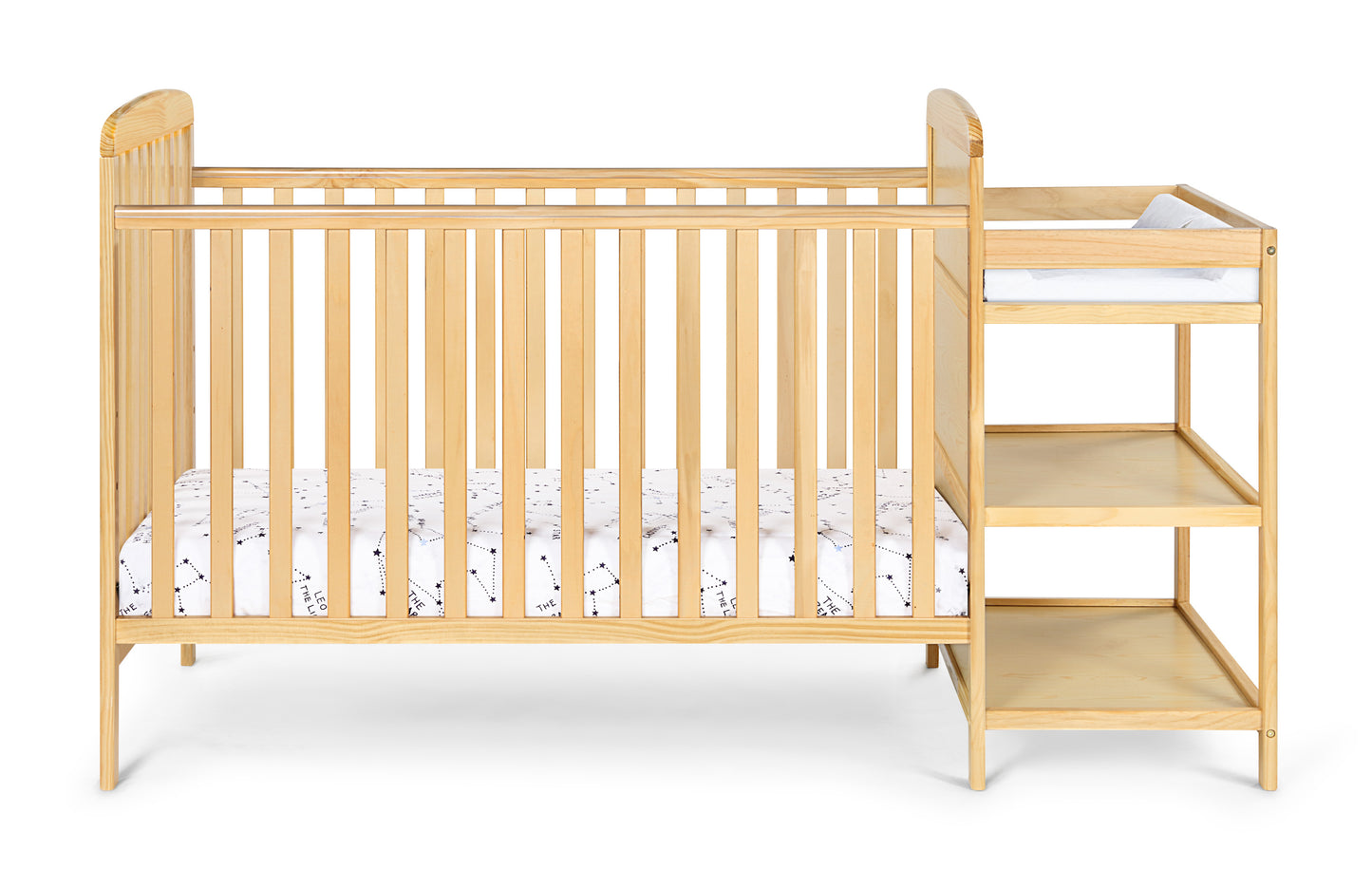 Ramsey Crib and Changer Combo Natural