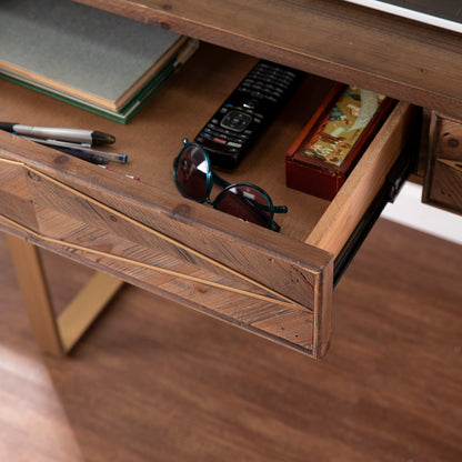 Astorland Reclaimed Wood Desk w/ Storage