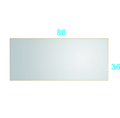 LTL needs to consult the warehouse addressSuper Bright Led Bathroom Mirror with Lights, Metal Frame Mirror Wall Mounted Lighted Vanity Mirrors for Wall, Anti Fog Dimmable Led Mirror for Makeup