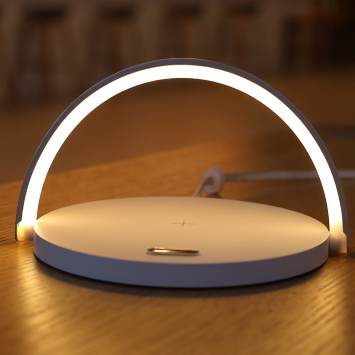 Moonlit Soft Glow LED Light, Wireless Phone Charger And Stand by VistaShops