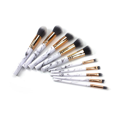 La Canica 10 In 1 Makeup Brush Set With Travel Friendly Container by VistaShops