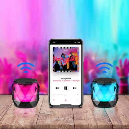 Candylight LED Stereo Bluetooth Mini Speaker by VistaShops