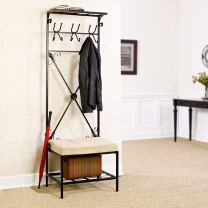 Dovanti Entryway Storage Rack / Bench Seat