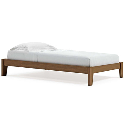 Ashley Tannally Light Brown Casual Twin Platform Bed B095-171