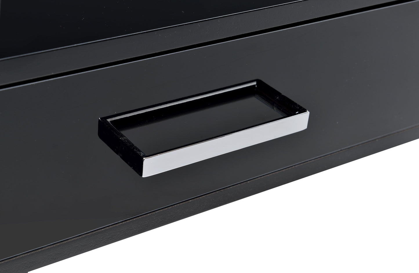 ACME Coleen Desk, Black High Gloss & Chrome 92227