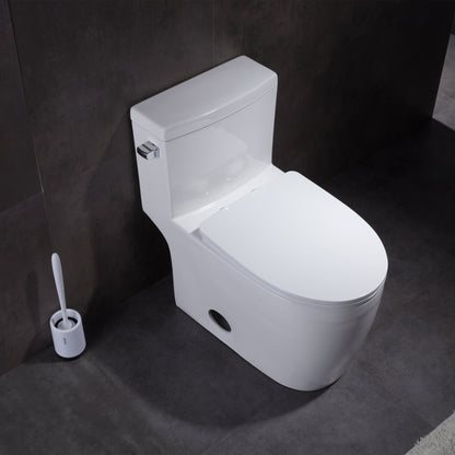 1.28 GPM (Water Efficient) One-Piece ADA Elongated Toilet, Soft Close Seat Included (cUPC Approved) - 28.7"x16.5"x28.7"