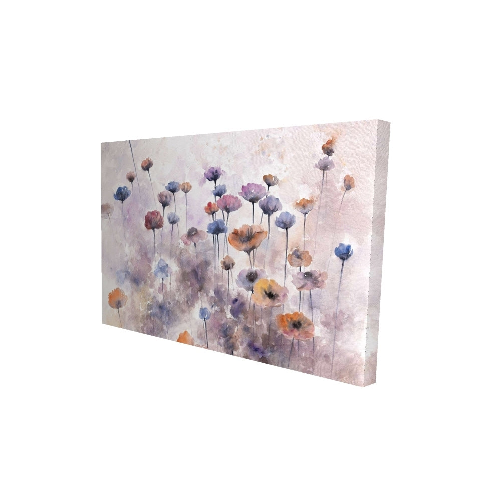 Small wildflowers - 12x18 Print on canvas