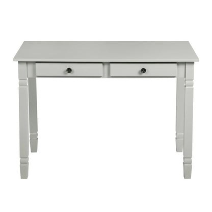 43.3'' Computer Board Desk with 2 Drawers - grey