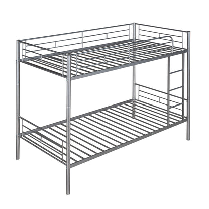 Twin Over Twin Metal Bunk Bed (Silver) ( old sku: MF189201NAA )