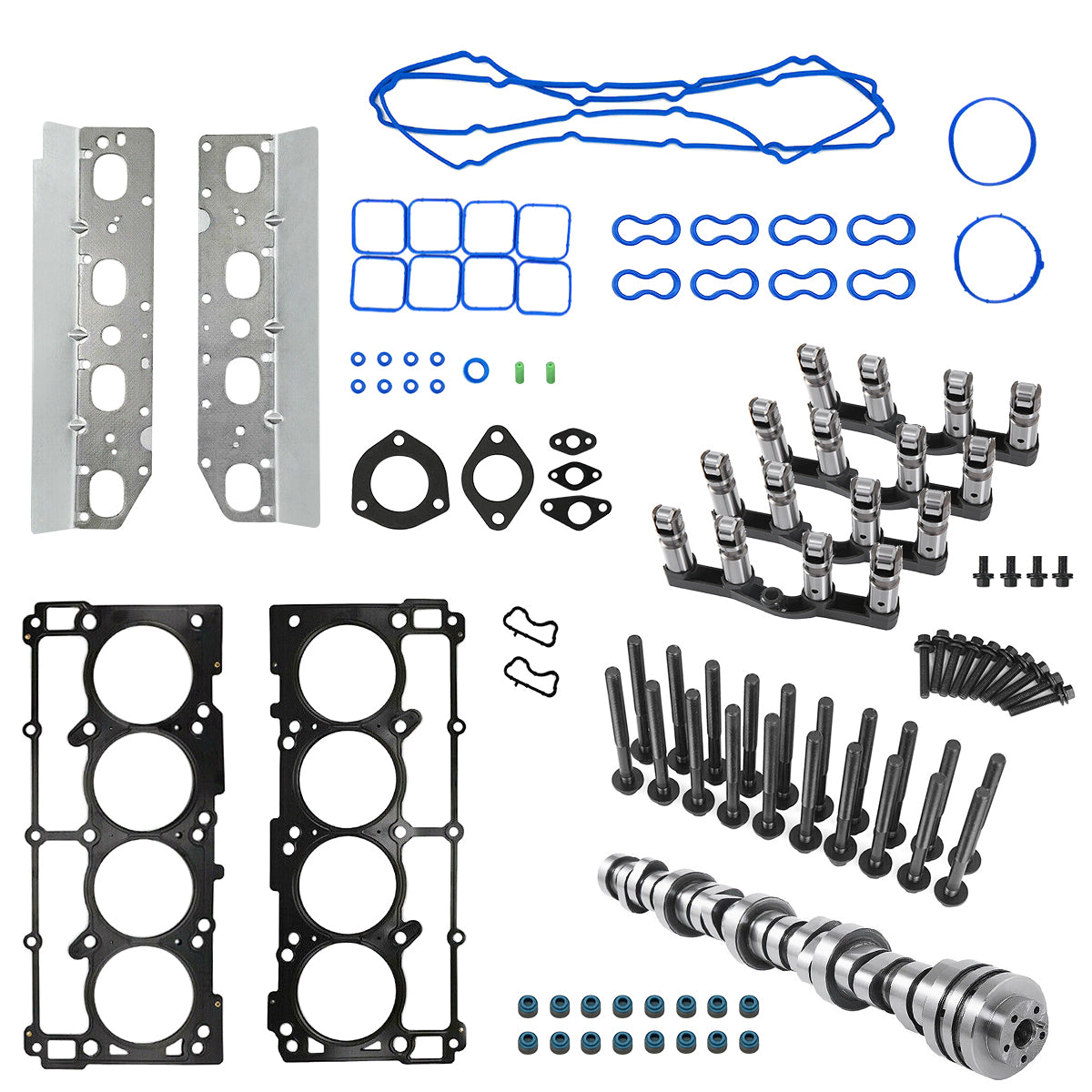 Camshaft & MDS Hemi lifters & Head Gaskets Kit For 09-15 Dodge Ram 1500 5.7L