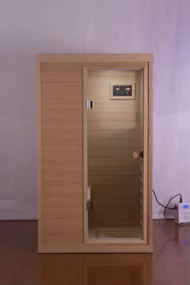 Mini Right Side  Hemlock Sauna Room