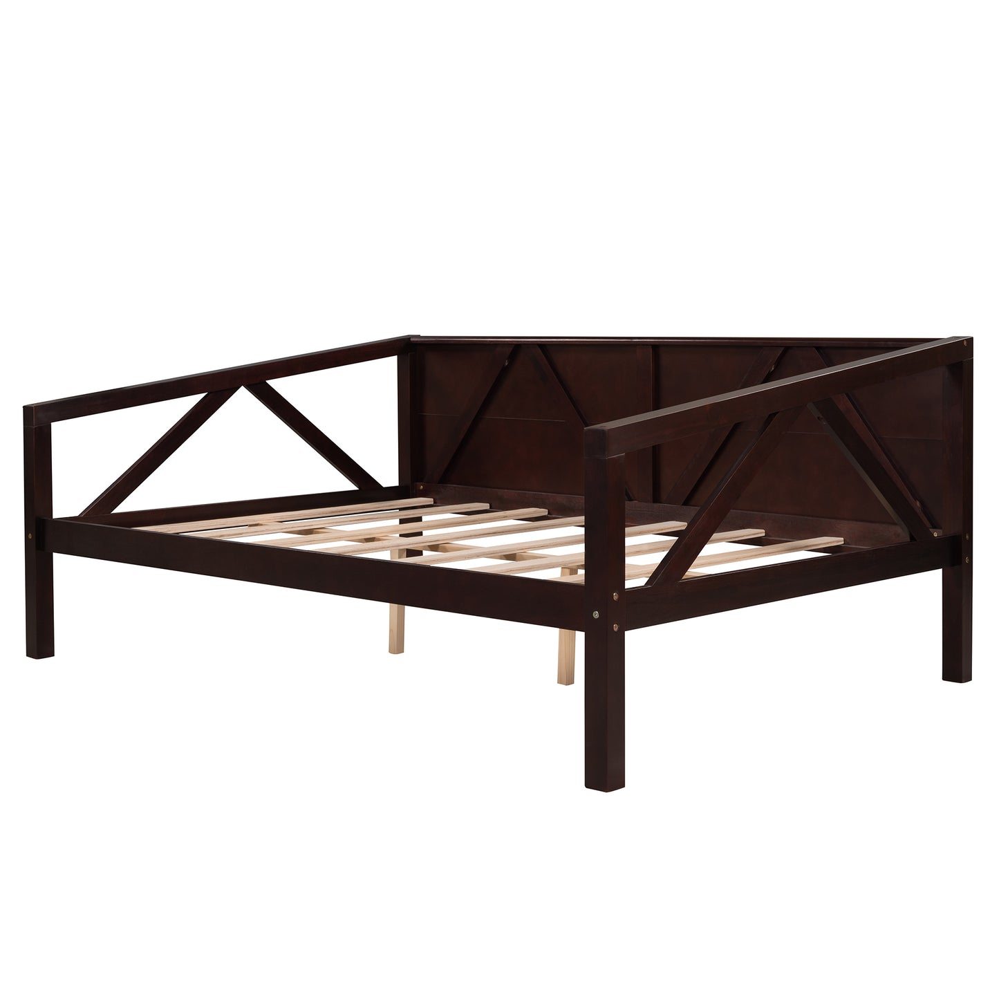 Full size Daybed, Wood Slat Support, Espresso