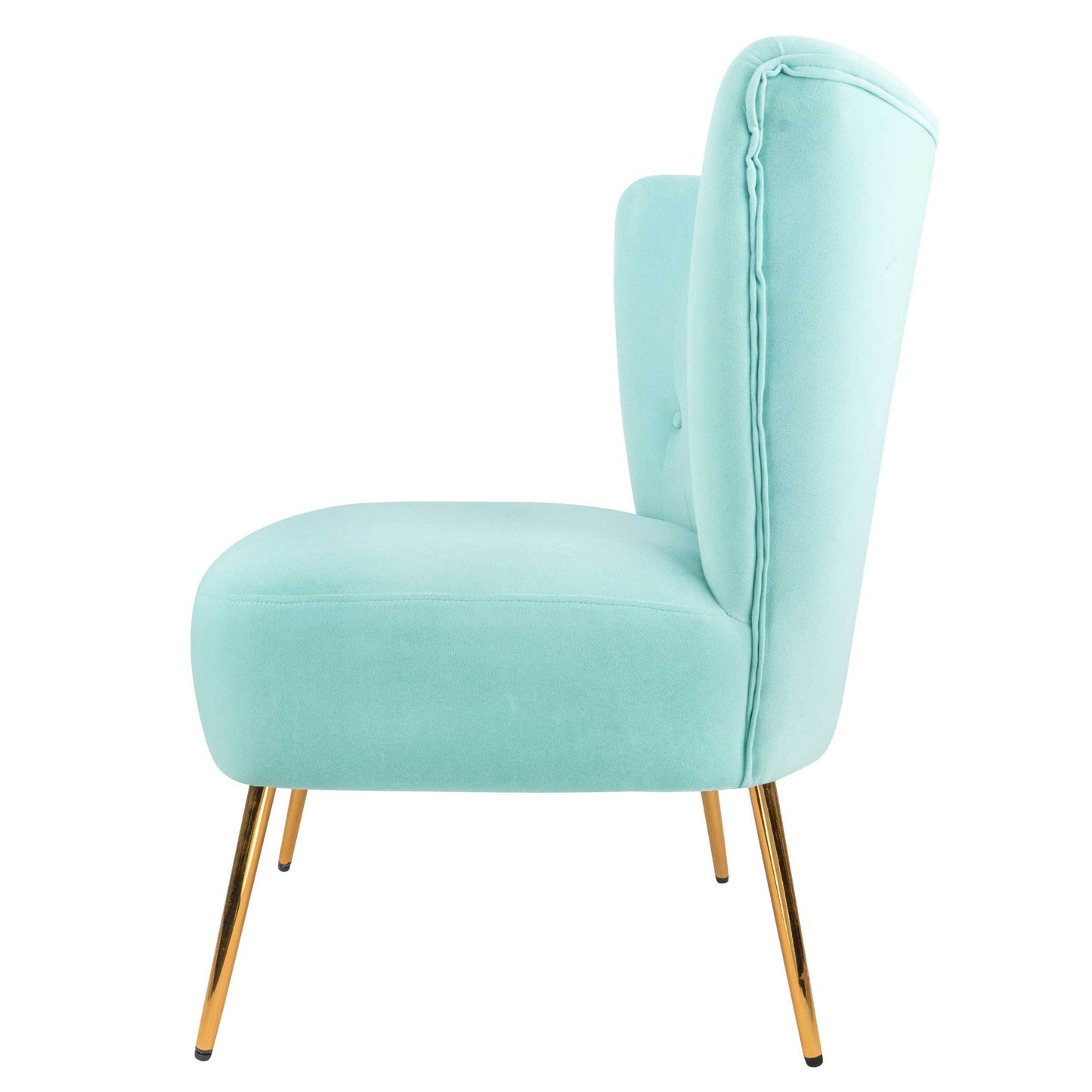 Modern Accent Chair, Fabric Living Room Chair, Bedroom Chair with Thick Sponge Cushion