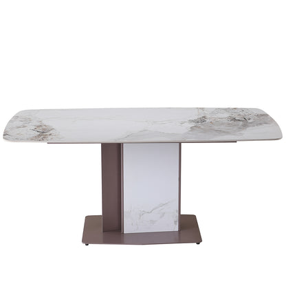 71 inch Fashion  sintered stone dining table with T shape Leg