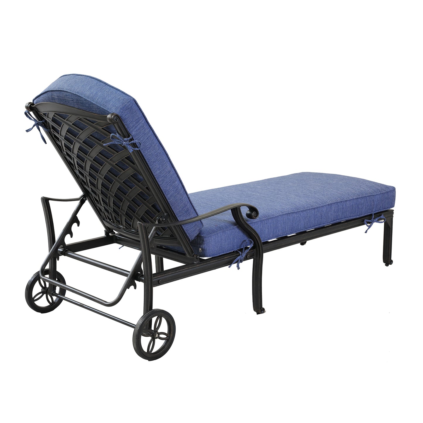 Chaise Lounger, Navy Blue