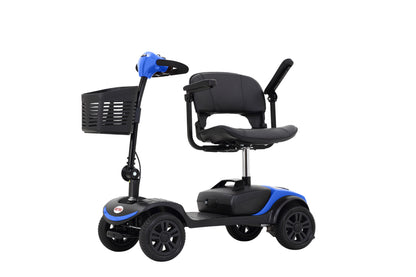 [NO LED LIGHT]  Compact Mobility Scooter-Frosted Blue