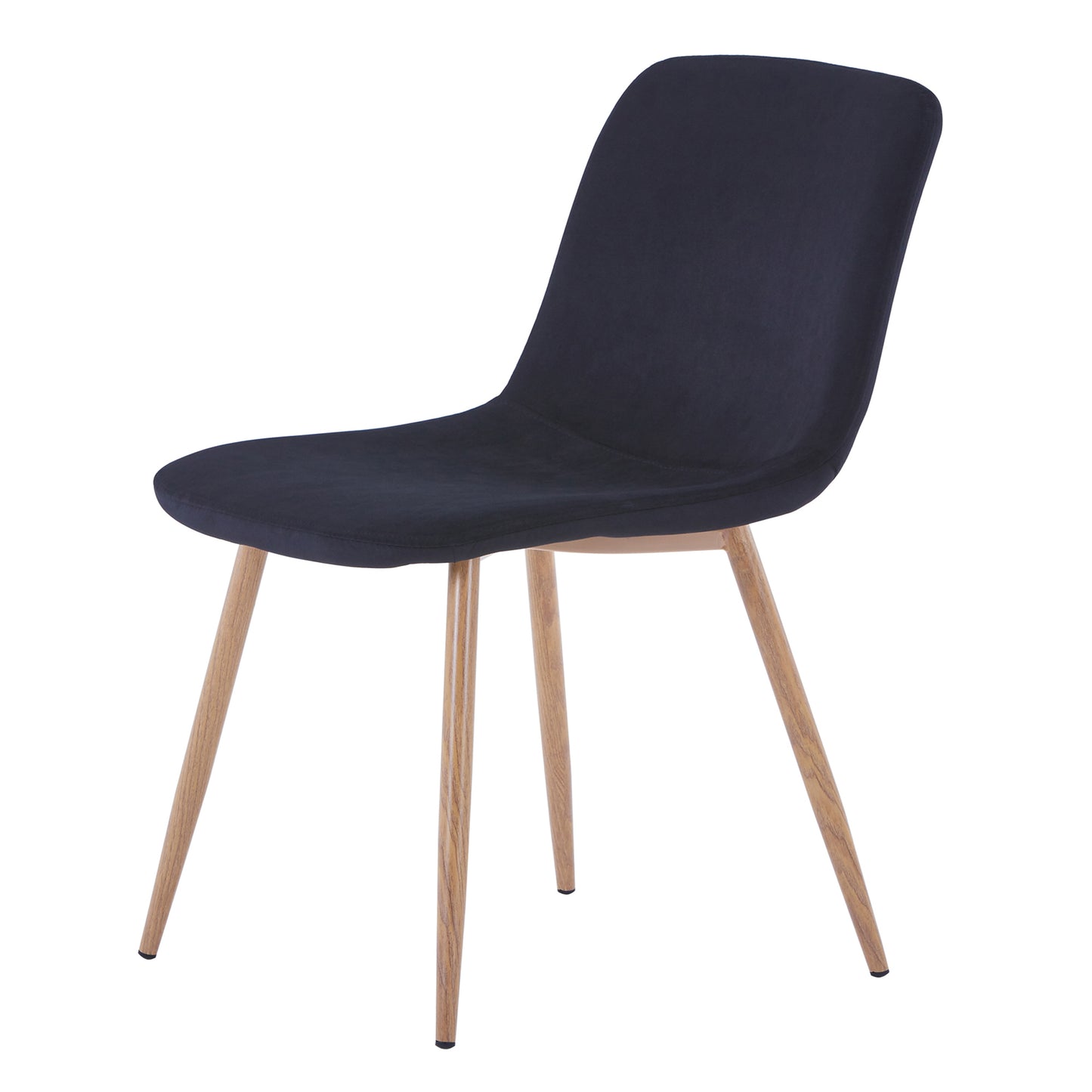 Dining Chair 4PCS（BLACK），Modern style，New technology，Suitable for restaurants, cafes, taverns, offices, living rooms, reception rooms.Simple structure, easy installation.