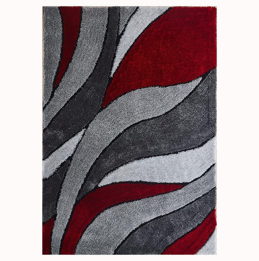 "Aria Collection" Soft Pile Hand Tufted Shag Area Rug