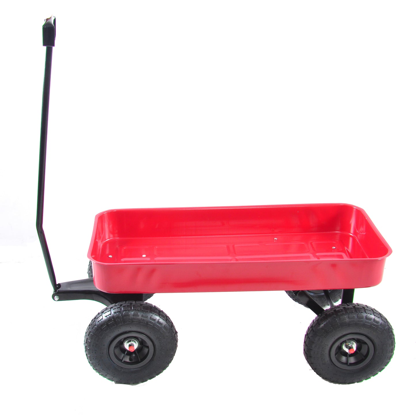 Outdoor Wagon All Terrain Pulling  Air Tires Children Kid Garden