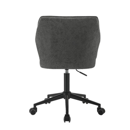 ACME Pakuna Office Chair, Vintage Gray PU & Black 92942