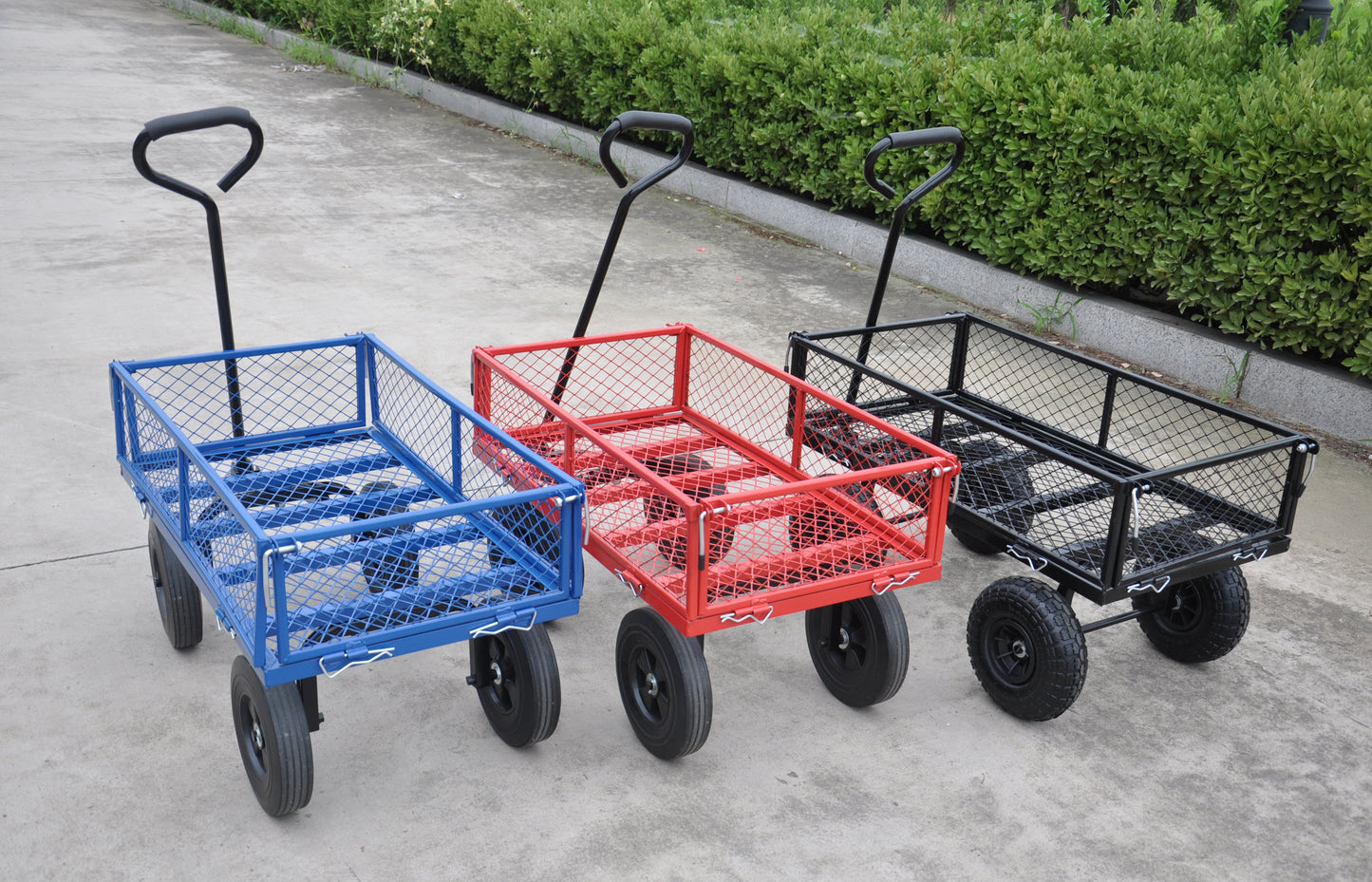 Wagon Cart Garden cart trucks make it easier to transport firewood TC1840BKG