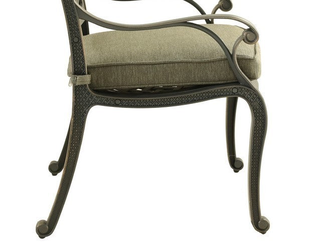 Dining Arm Chair, Olive Green