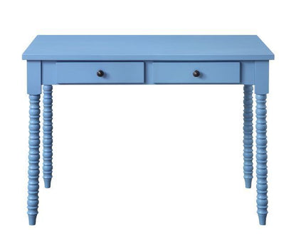 ACME Altmar Writing Desk, Blue Finish 93009