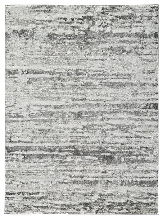 Ashley Bryna Ivory+Gray Contemporary 5'3" x 7'3" Rug R404852