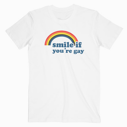 "Smile If You're Gay" Tee by White Market