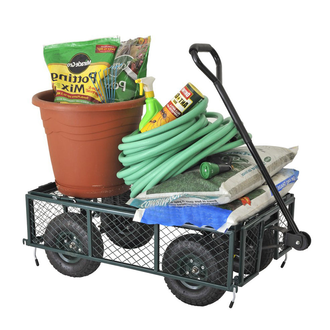 Wagon Cart Garden cart trucks make it easier to transport firewood