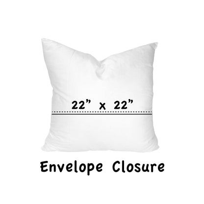 SANDY Indoor/Outdoor Soft Royal Pillow, Envelope Cover with Insert, 22x22