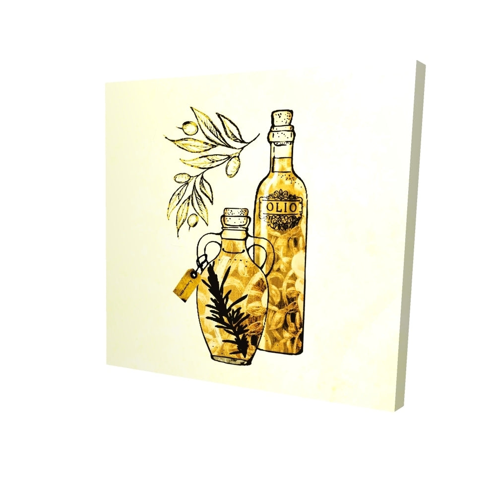 Artisanal olive oil - 12x12 Print on canvas