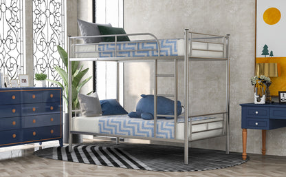 Twin Over Twin Metal Bunk Bed (Silver) ( old sku: MF189201NAA )