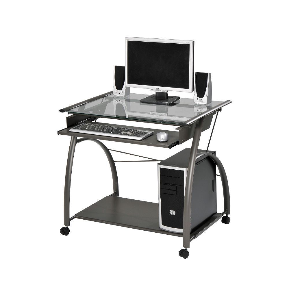 ACME Vincent Computer Desk in Pewter 00118