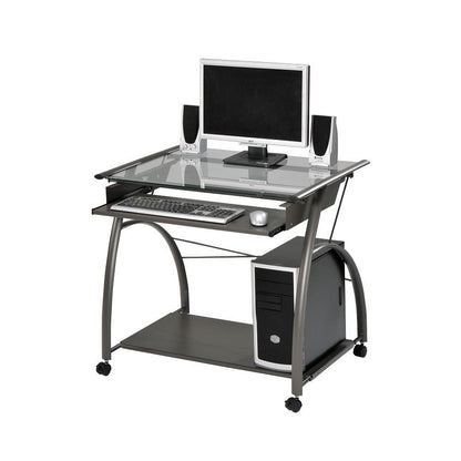 ACME Vincent Computer Desk in Pewter 00118