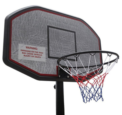 Basketball Hoop System Height Adjustable Basketball Stand for Teens Adults Indoor Outdoor w/Wheels, 43 Inch Backboard Teenagers Indoor Outdoor