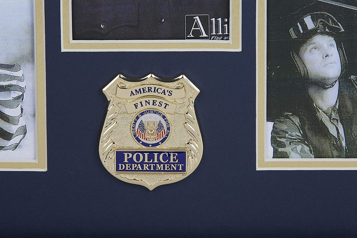 The Military Gift Store Frame Police Department Medallion 5-Picture Collage Frame. by The Military Gift Store