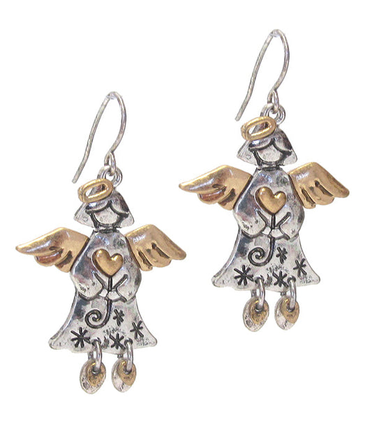 Christmas Angel Earrings by Fashion Hut Jewelry