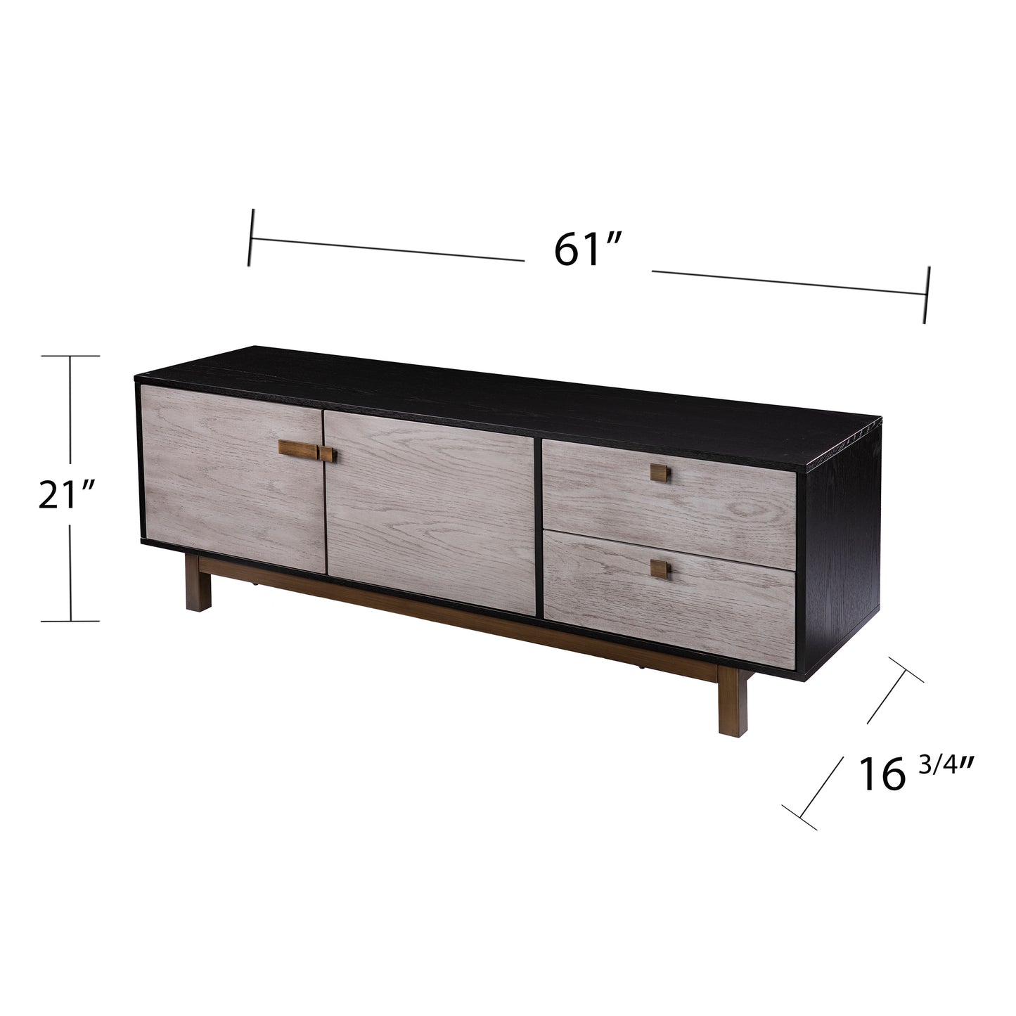 Enderly Media Console w/ Storage