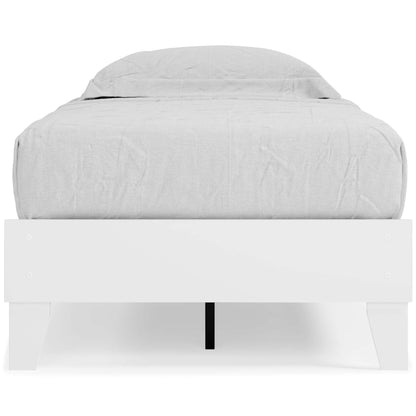 Ashley Piperton White Contemporary Twin Platform Bed EB1221-111