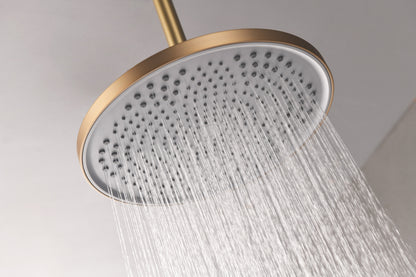 Shower Head - High Pressure Rain - Luxury Modern Look - No Hassle Tool-less 1-Min