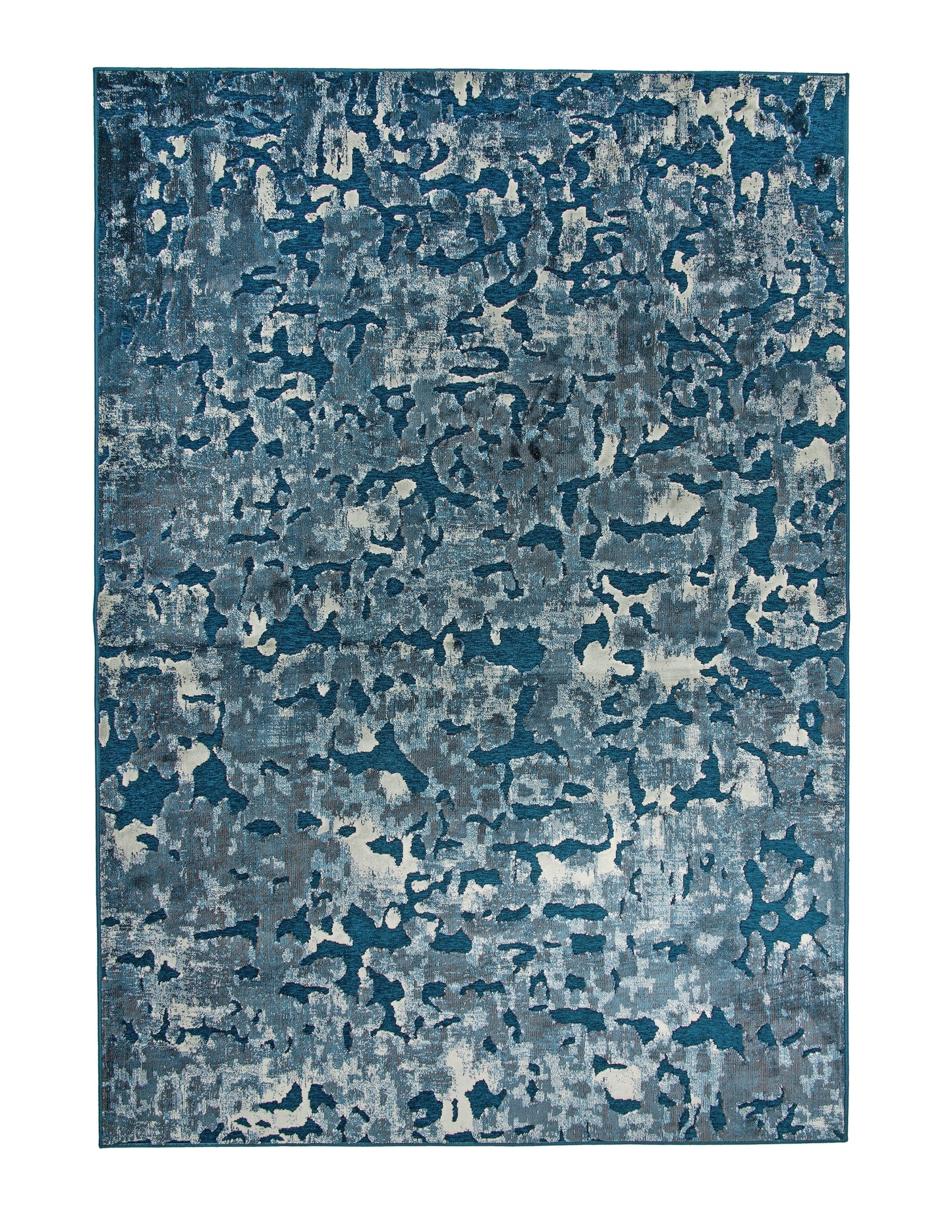Axel Blue and Ivory Area Rug 5x8