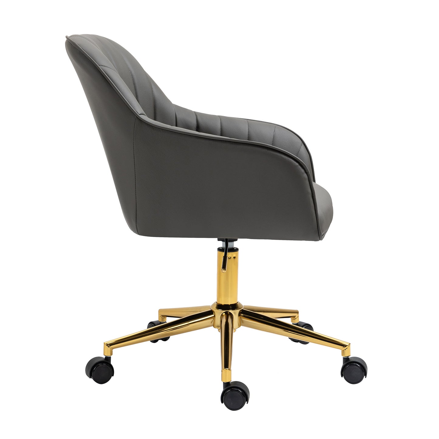 Modern Luxury  High Quality Genuine Leather Office Chair with Adjustable  360° Swivel Height