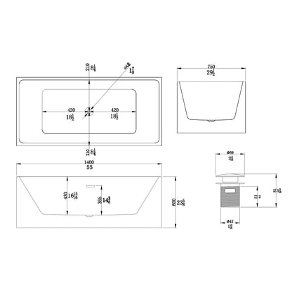 Freestanding Bathtub