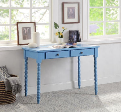 ACME Altmar Writing Desk, Blue Finish 93009