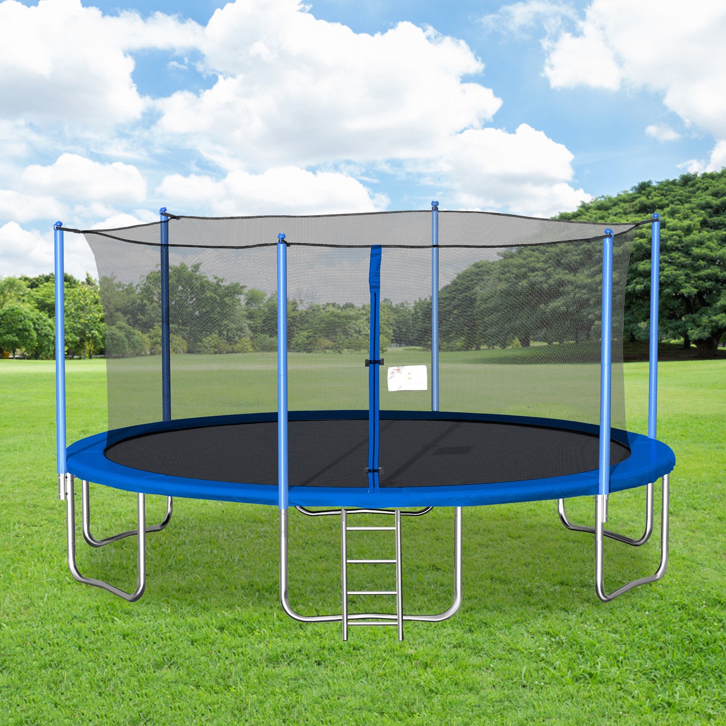 NEW  16FT TRAMPOLINE(STEEL TUBE,LADDER)